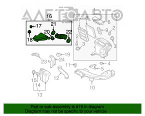 Tubul de aer Nissan Rogue 07-12