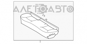 Задний ряд сидений 2 ряд Nissan Rogue 07-12