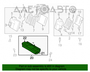 Задний ряд сидений 2 ряд Nissan Rogue 07-12