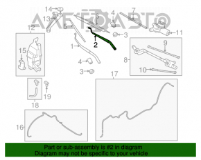 Frânghie stângă pentru Nissan Rogue 07-12.