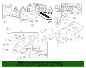 Capac portbagaj Subaru B10 Tribeca