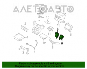 Monitorul de indicare a airbag-ului pentru Subaru B10 Tribeca