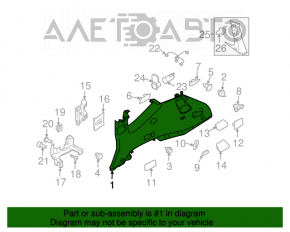 Capac spate dreapta Subaru B10 Tribeca