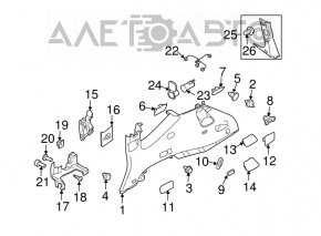 Capac spate dreapta Subaru B10 Tribeca