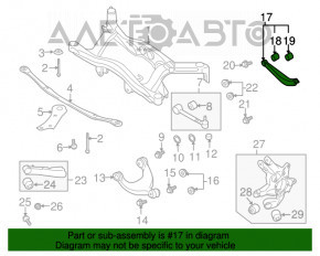 Maneta transversală spate dreapta Subaru B10 Tribeca