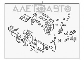 Печка в сборе Subaru b10 Tribeca