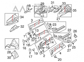 Partea din față stânga a Subaru B9 Tribeca