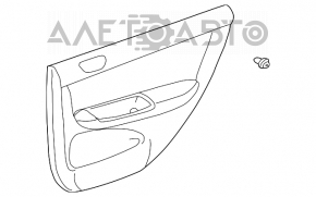 Capacul ușii, cartela din spate stânga gri pentru Toyota Camry v30 2.4.