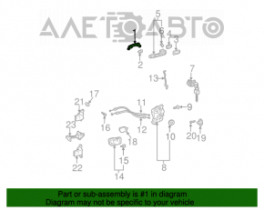 Mânerul ușii exterioare din spate stânga pentru Toyota Camry v30 2.4