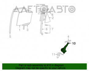 Motorul geamului electric din spate dreapta pentru Toyota Camry v30 2.4