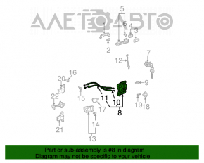 Blocare ușă față dreapta Toyota Camry v30 2.4