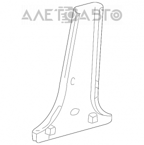 Capacul stâlpului central, partea de jos, stânga, Toyota Camry v30 2.4