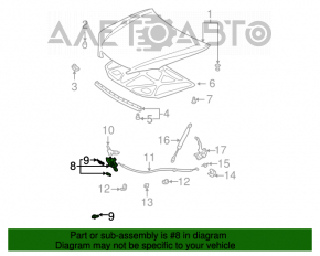 Capota Toyota Camry v30 2.4