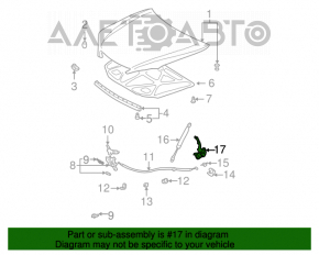 Capota dreapta a Toyota Camry v30 2.4, noua, originala OEM.