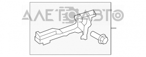 Механизм ручки двери передней правой Toyota Camry v40