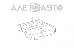 Capacul motorului Toyota Camry v40 3.5