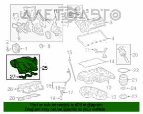 Коллектор впускной Toyota Camry v40 3.5