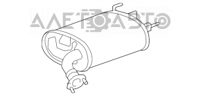 Silentiozatorul din spate cu teava pentru Toyota Camry v40 2.4, 2.5, hibrid au fost taiate suruburile.