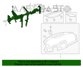 Tubul de subtorpilă pentru întărire Toyota Camry v40