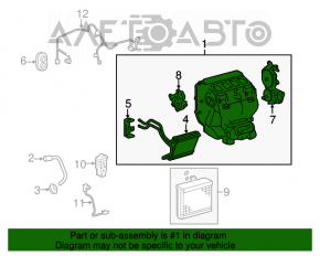 Печка в сборе Toyota Camry v40