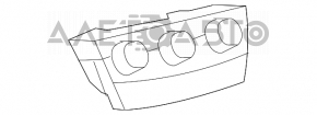 Controlul climatizării Toyota Camry v40 07-09 zgârieturi, suport rupt.