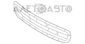 Решетка переднего бампера нижняя Toyota Camry v40 07-09