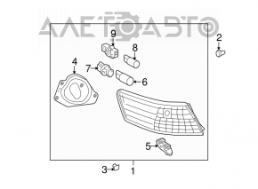 Lampa exterioară aripă dreapta Toyota Camry v40