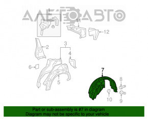 Aripa spate dreapta Toyota Camry v40