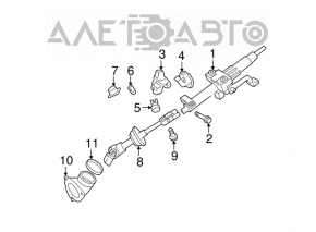 Bară de direcție pentru Toyota Camry v40, nouă, originală OEM