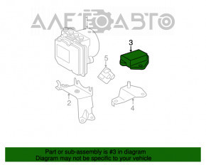 Senzorul de acceleratie Toyota Camry v40 3.5