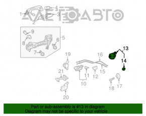 Blocarea ușii din spate dreapta a Toyota Prius 30 10-15