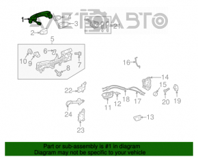 Mânerul ușii exterioare față stânga Toyota Prius 30 10-15 keyless