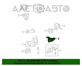 Pernele motorului stânga Toyota Rav4 06-12