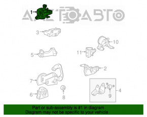 Подушка двигателя правая Toyota Rav4 2.5 10-12