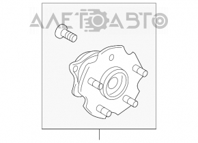 Rulment roata spate dreapta Toyota Rav4 AWD 06-10