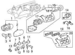 Panoul de instrumente Toyota Rav4 06-12