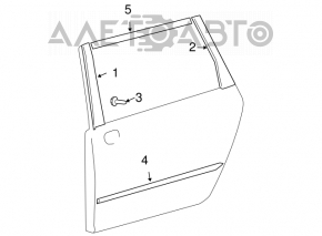 Capac usa fata dreapta inferioara Toyota Sienna 04-10