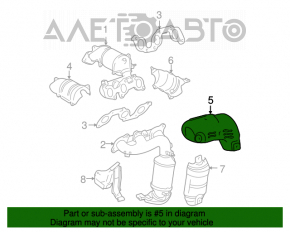 Protecția colectorului frontal pentru Lexus RX350 04-09