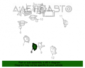 Динамик задний правый Toyota Sienna 04-10