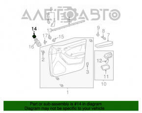 Controlul oglinzilor pentru Toyota Sienna 04-10