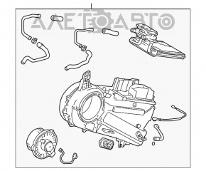 Arzătorul asamblat din spate pentru Toyota Sienna 04-10