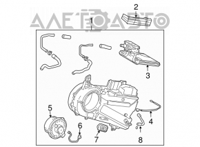 Arzătorul asamblat din spate pentru Toyota Sienna 04-10