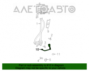 Tensorul curelei din față dreapta Toyota Sienna 04-10