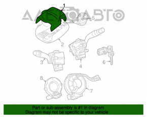 Обрамление рулевой колонки Toyota Sienna 04-10