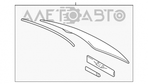 Стекло заднее Lexus GS300 GS350 GS430 GS450h 06-11