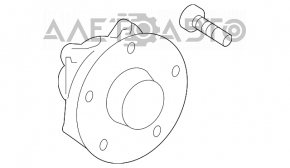 Ступица передняя правая Lexus GS300 GS350 GS430 06-11 awd