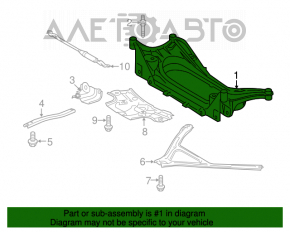 Подрамник передний Lexus GS300 GS350 GS430 GS450h 06-11 rwd