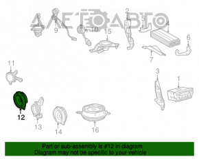 Difuzor ușă față stânga Lexus IS250 IS300 IS350 06-13