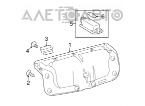 Capacul portbagajului pentru Lexus IS250 IS350 06-10