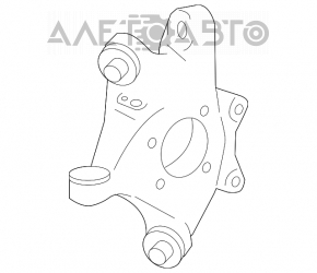 Butucul roții spate stânga pentru Lexus IS250 IS300 IS350 06-13 AWD cu senzor ABS.